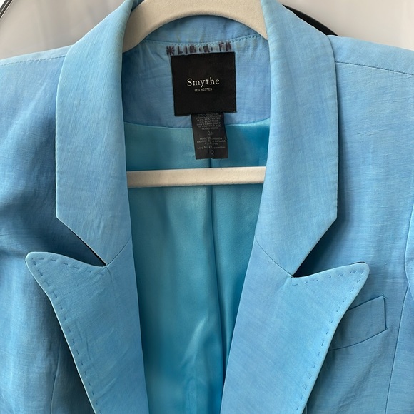 Smythe low-button electric blue Blazer - size 2 - Picture 6 of 8